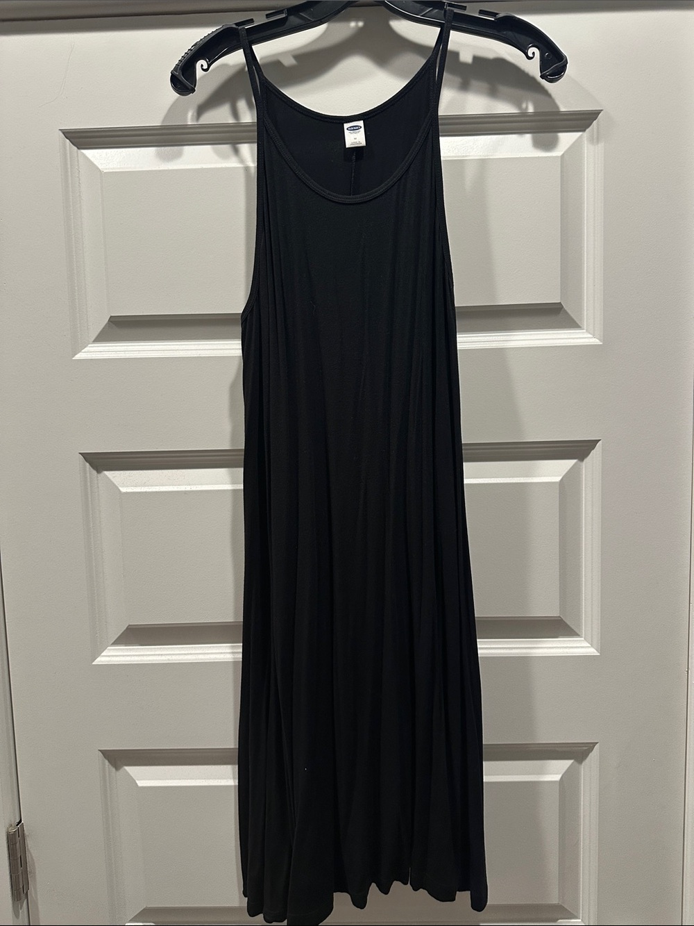 Black Spaghetti Strap Midi Dress - Classic Everyday Dress